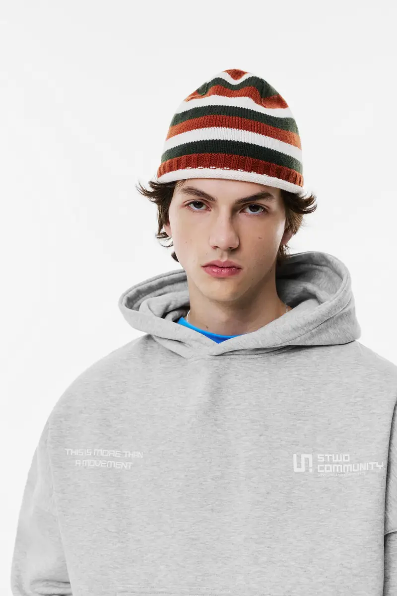 Felpa Con Cappuccio Stwd Grigio vigoré miniatura 3