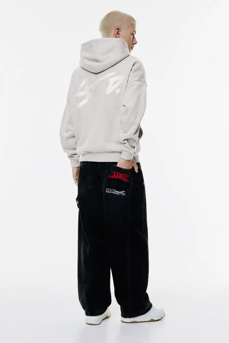 Felpa Con Cappuccio Stwd Grigio vigoré miniatura 2