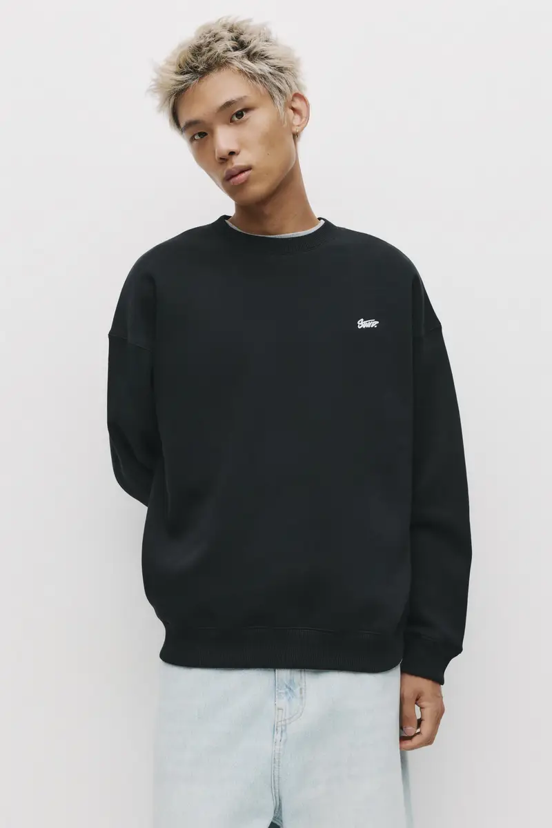Felpa Girocollo Stwd Nero