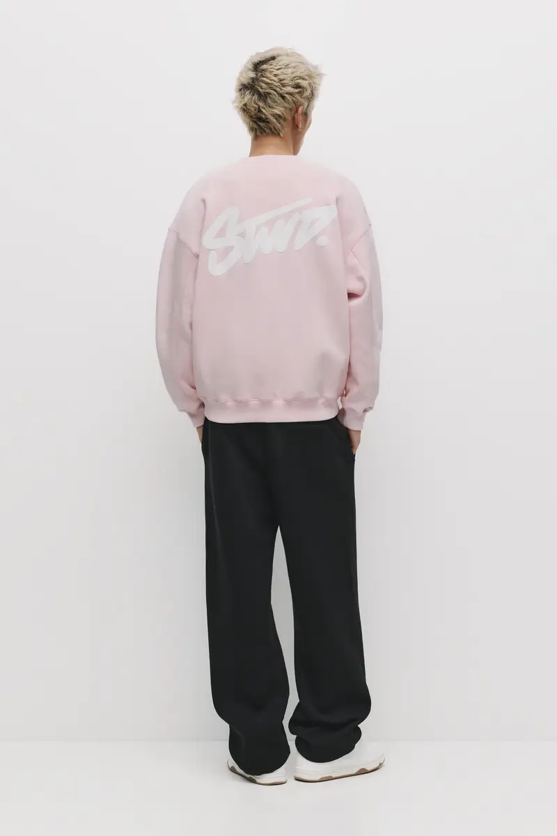 Felpa Girocollo Stwd Rosa miniatura 2