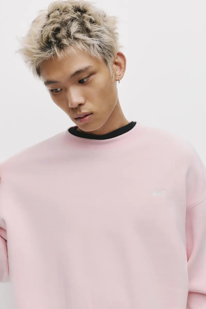 Felpa Girocollo Stwd Rosa miniatura 3