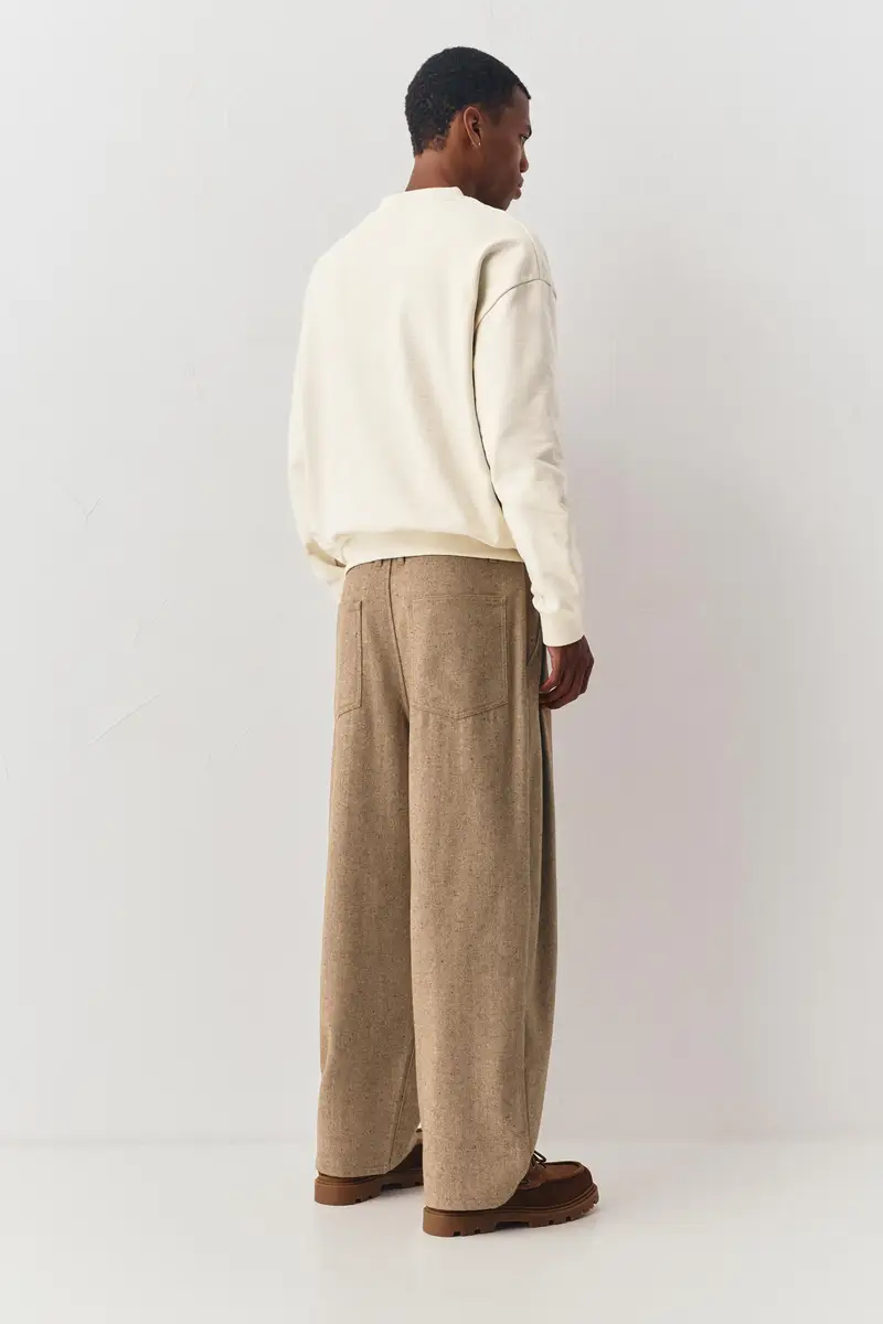 Felpa Grafica Ciclisti Bianco rotto miniatura 3