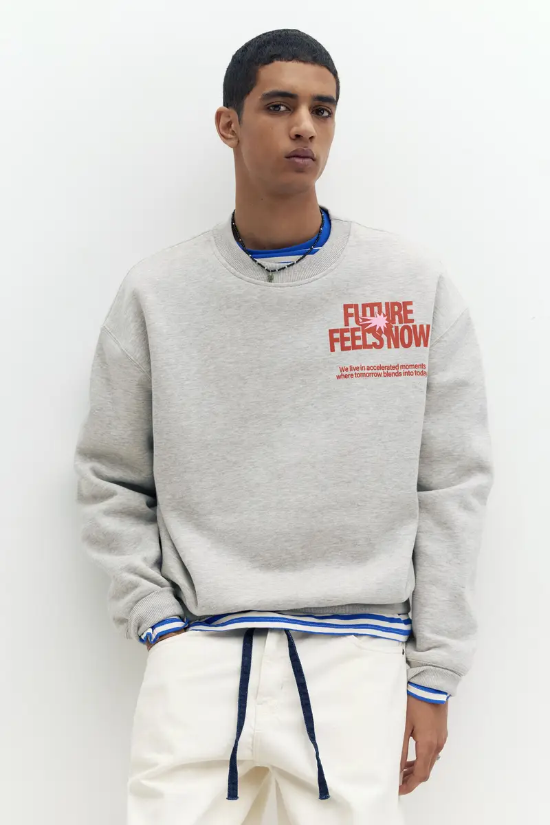 Felpa Grigia Future Grigio vigoré miniatura 2