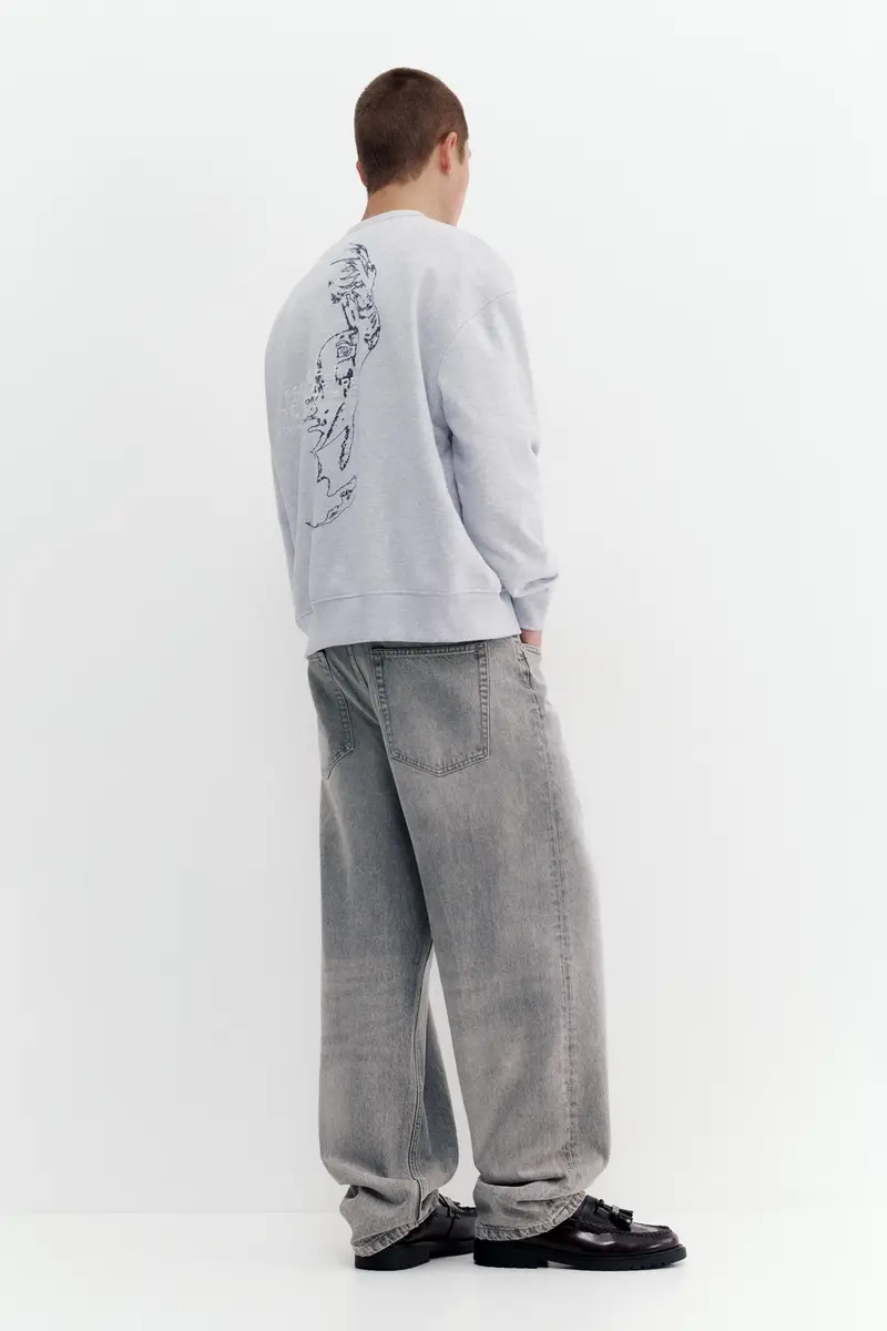 Felpa New York Grigio vigoré miniatura 3