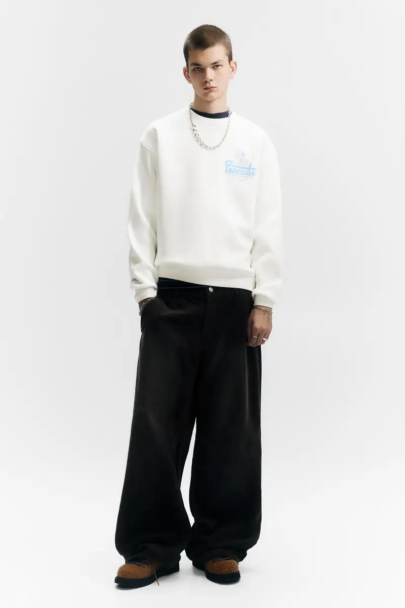 Felpa Peanuts Bianco rotto miniatura 2