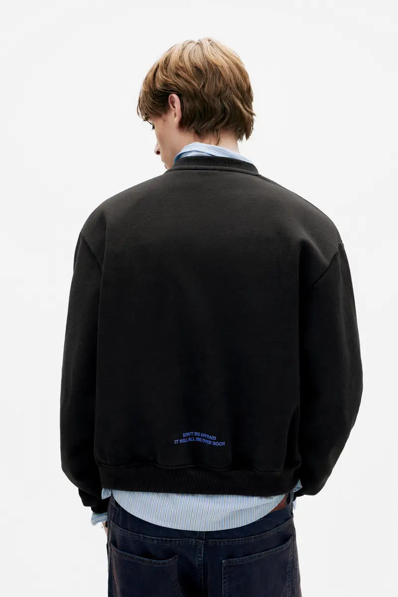 Felpa Stranger Things Grigio oscuro miniatura 3