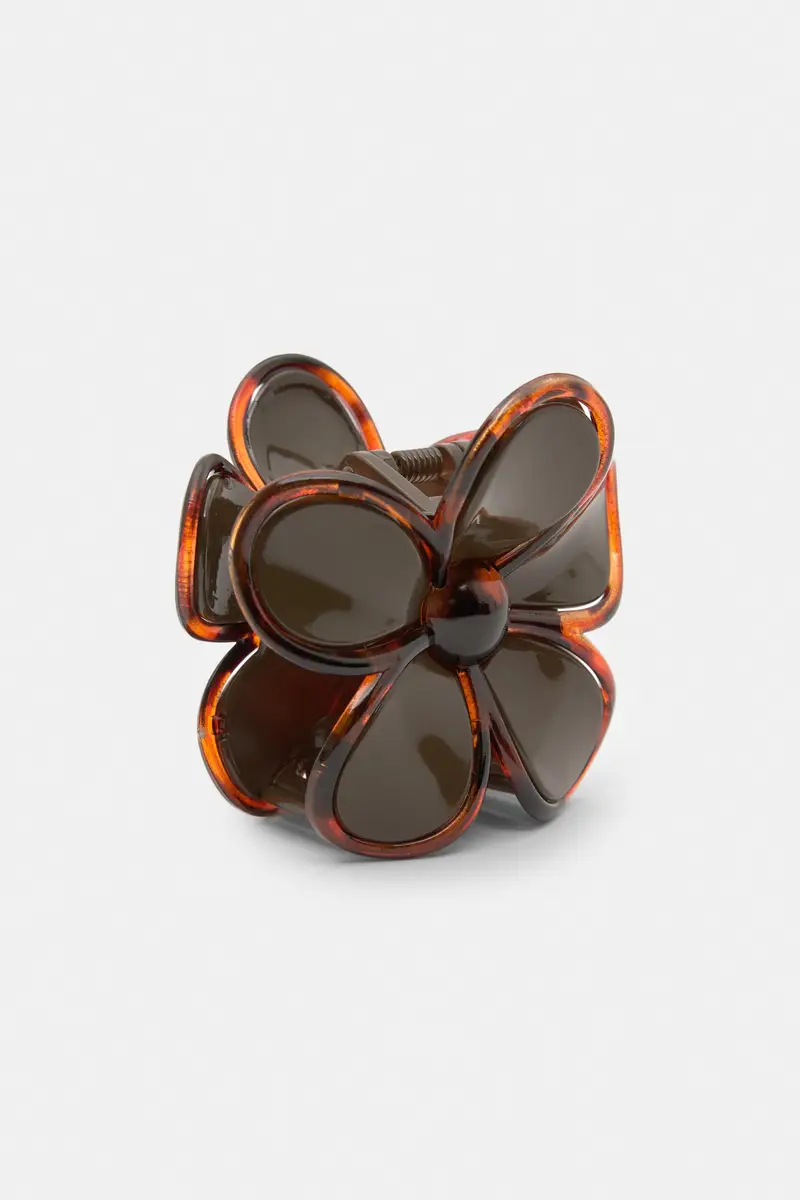 Fermacapelli Fiore Verde miniatura 2