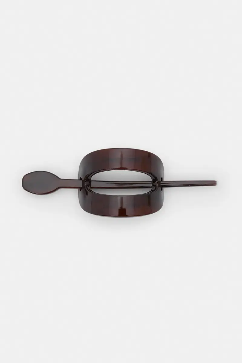 Fermaglio Per Capelli Marrone