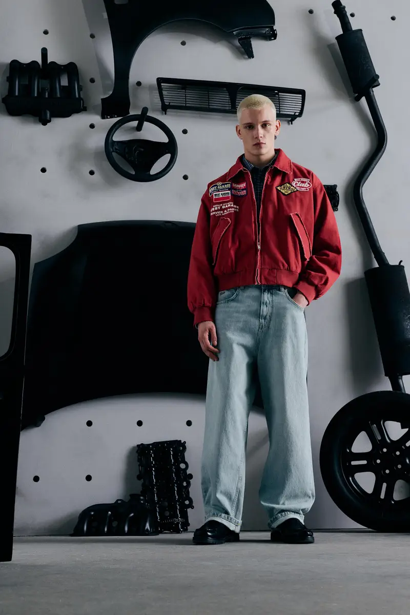 Giacca A Toppe Rosso