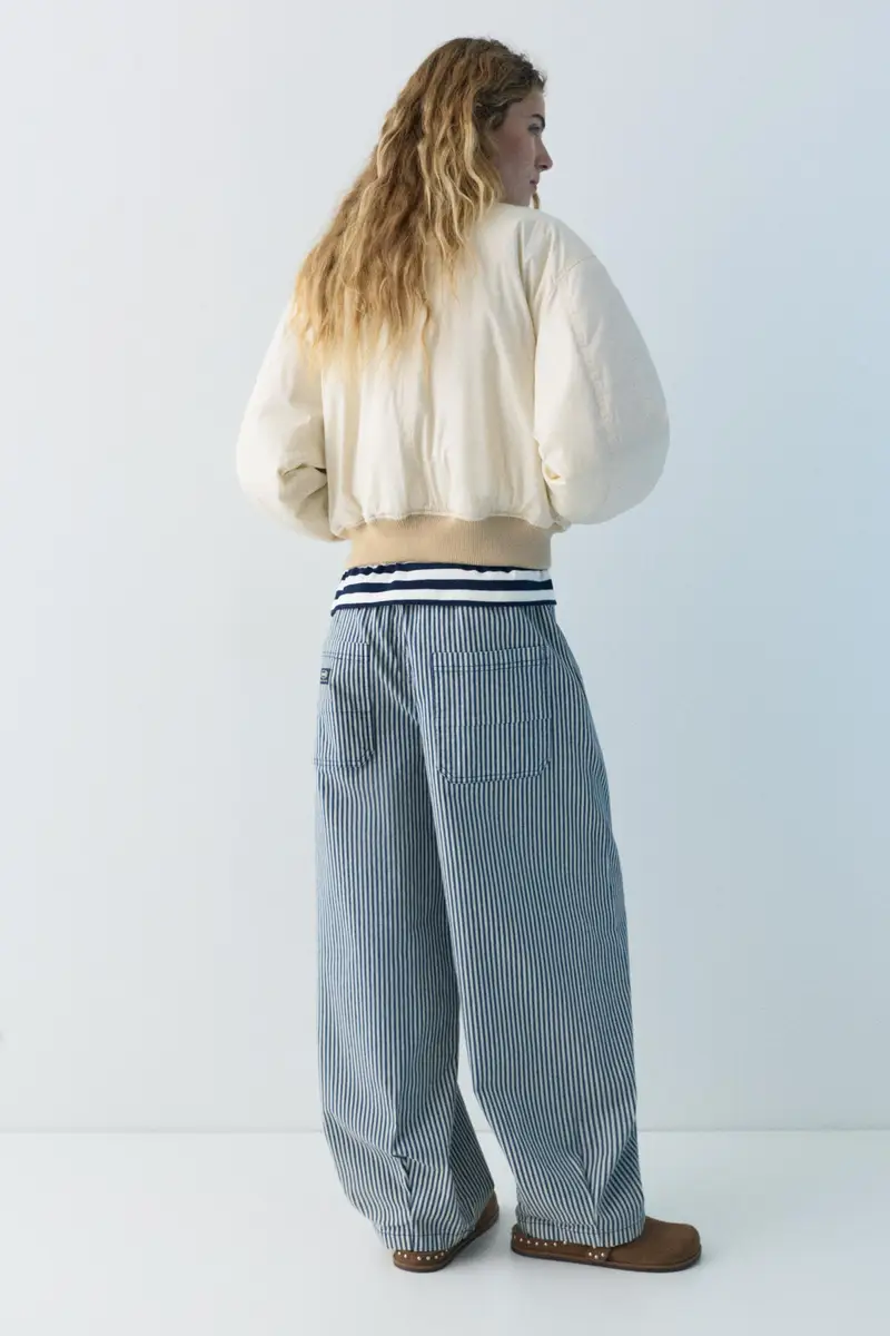 Giacca Bomber Vaniglia miniatura 3