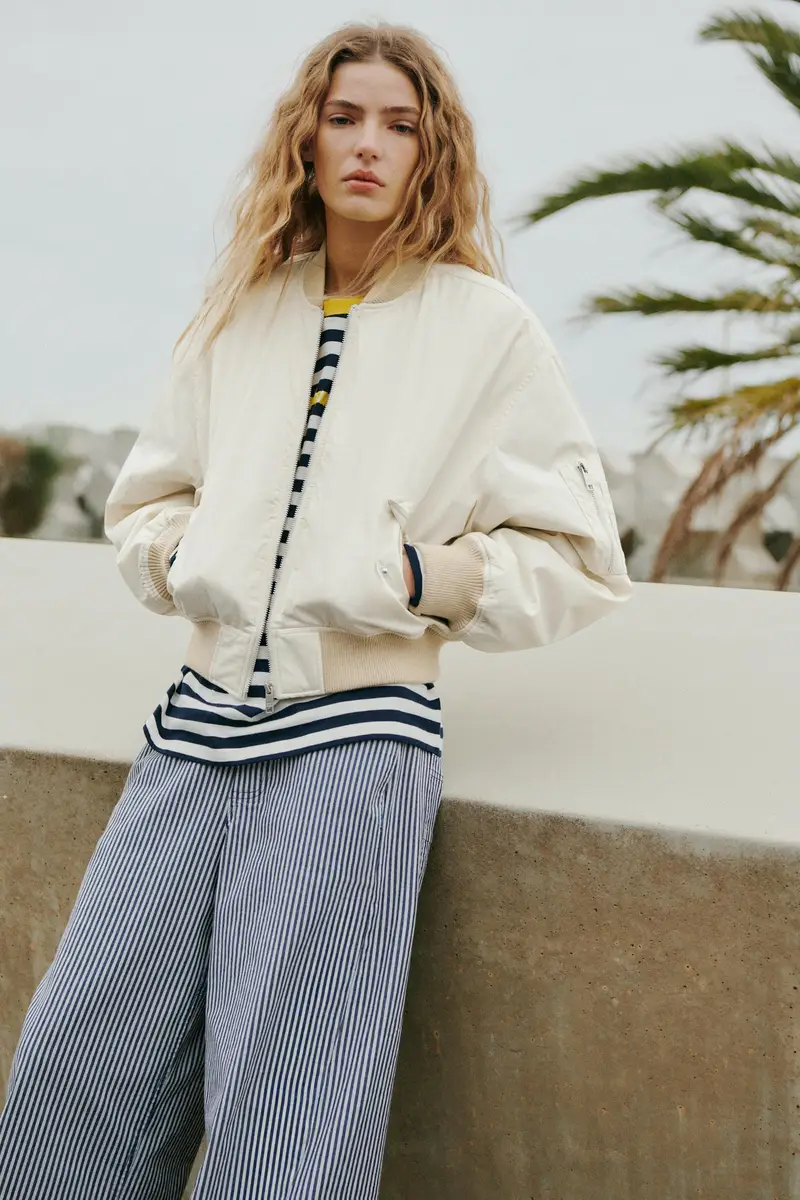 Giacca Bomber Vaniglia