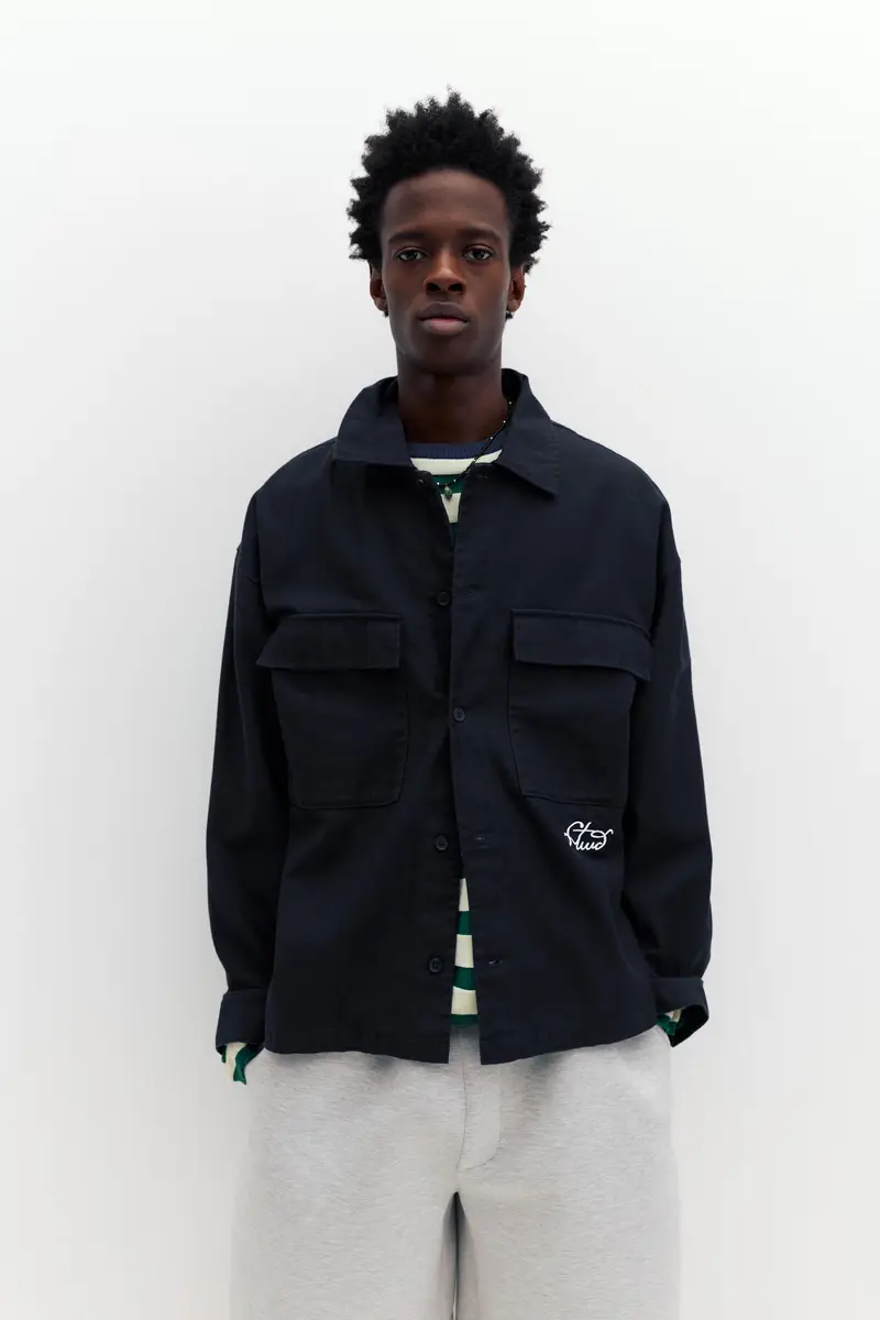 Giacca Camicia Stwd Blu marino miniatura 2