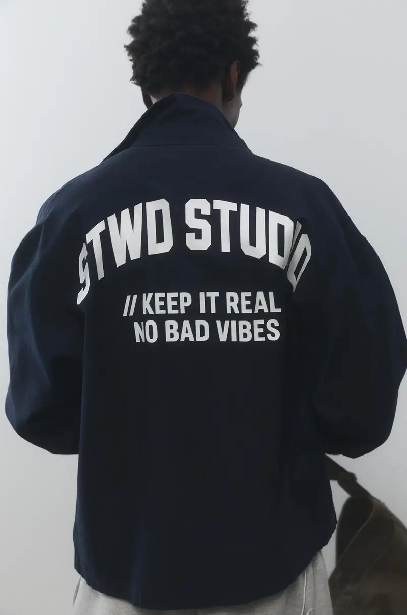 Giacca Camicia Stwd Blu marino