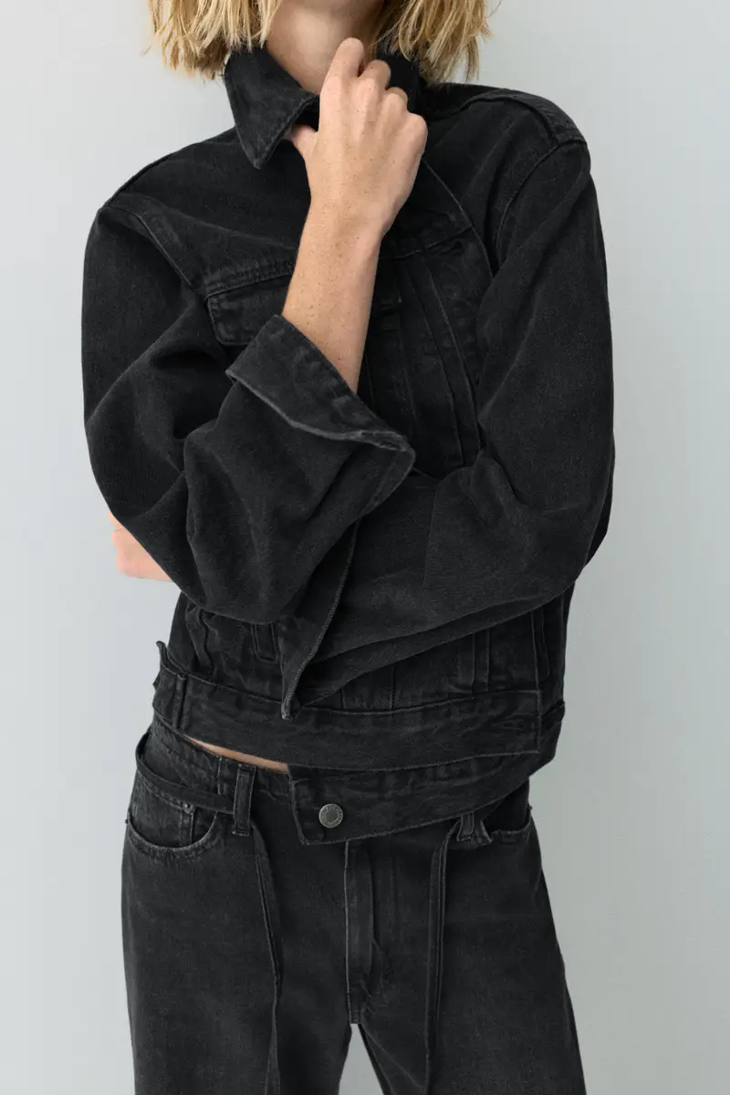 Pull&Bear Jeans Nero 4291902 miniatura 3