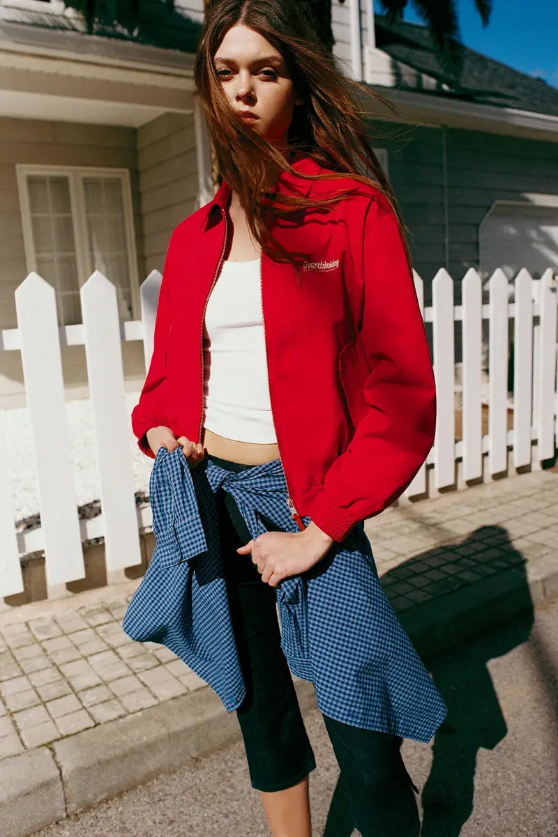 Giacca Rossa Ricamata Rosso miniatura 2