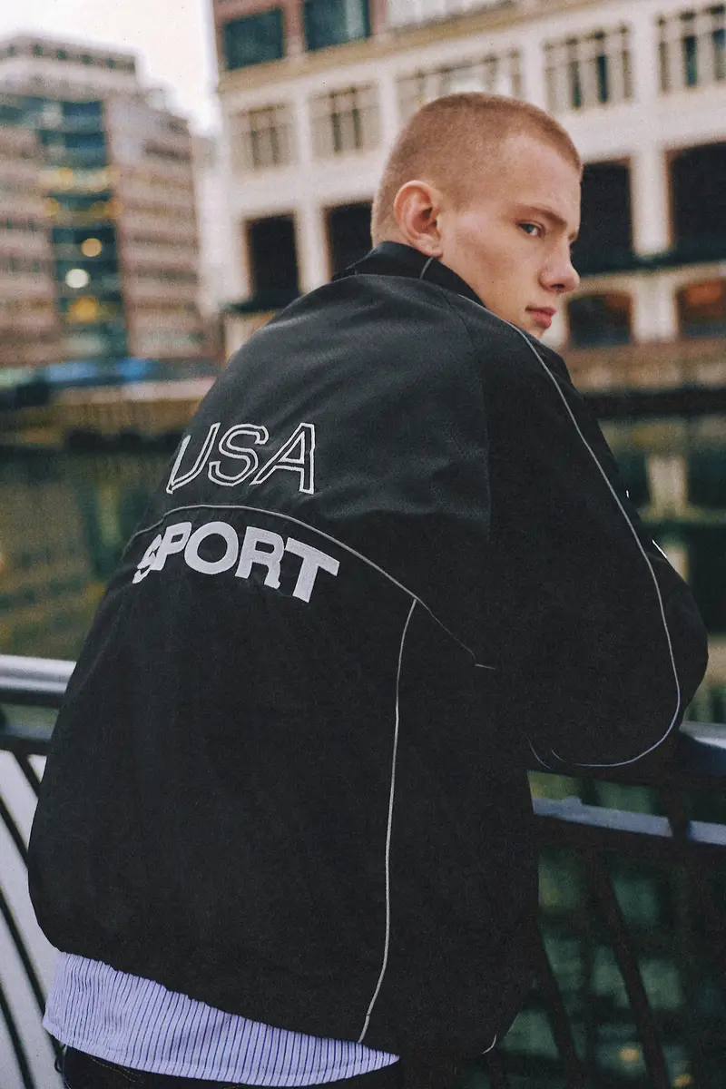 Giacca Stwd Cuciture A Contrasto Nero