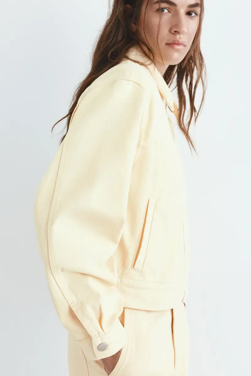 Giacca Utility Gialla Giallo miniatura 3