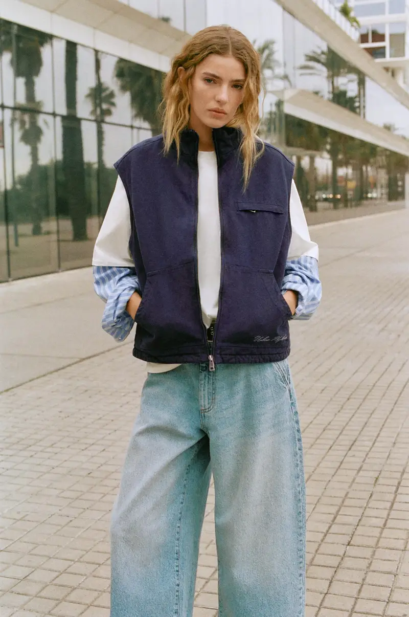 Pull&Bear Gilet Blu 4236058