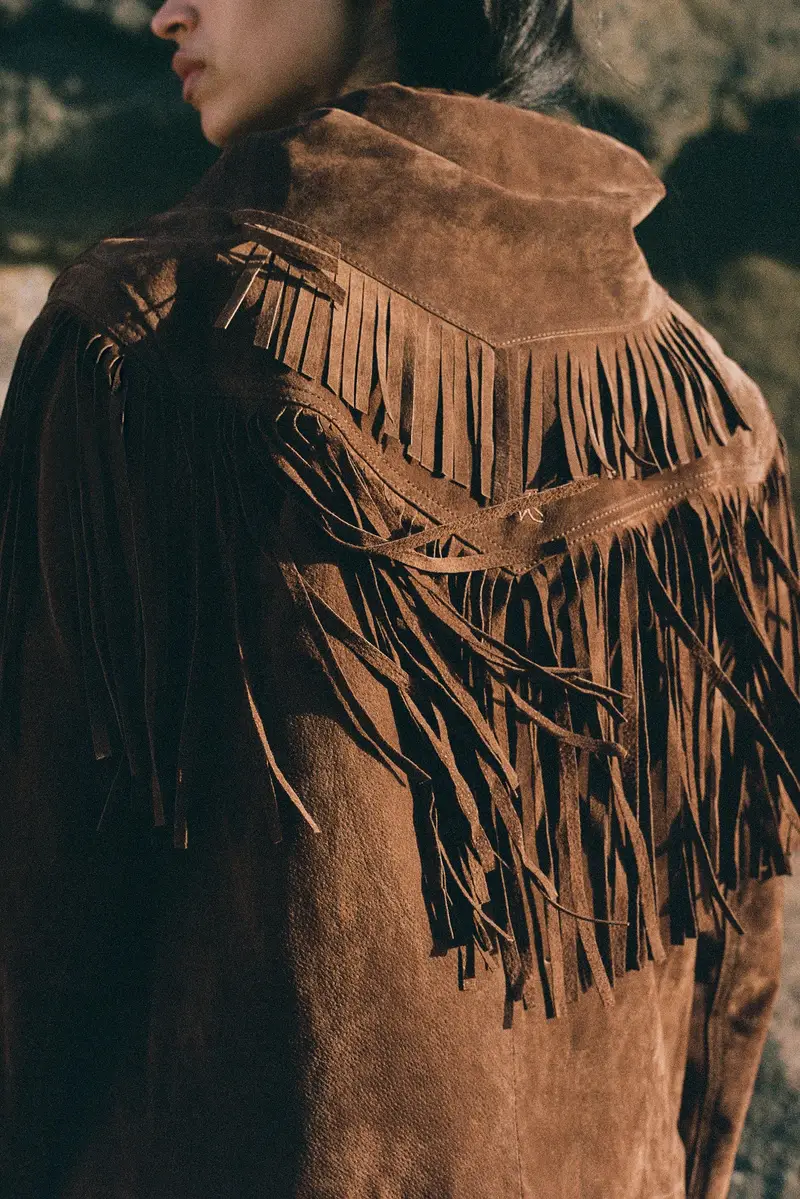 Giubbotto 100% Pelle Scamosciata Montserrat Messeguer Marrone