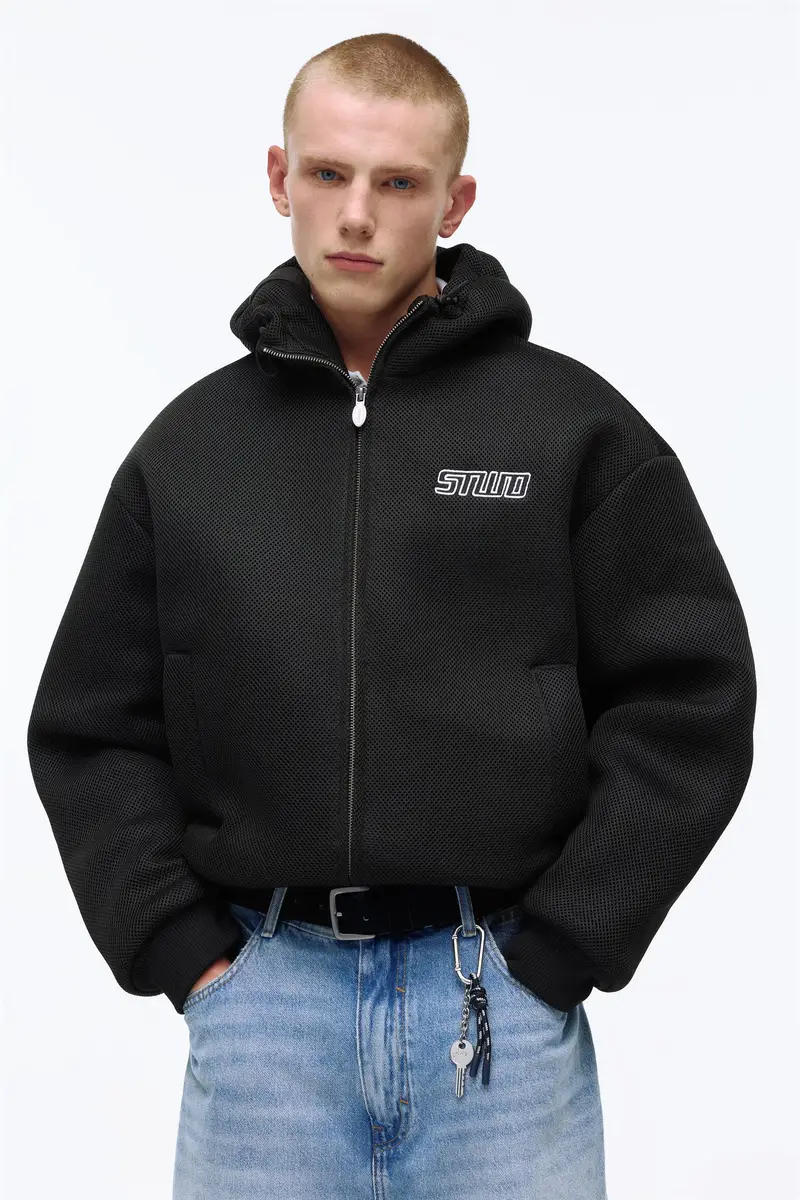 Giubbotto In Rete Stwd Nero miniatura 2