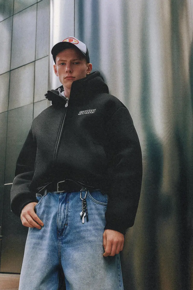 Giubbotto In Rete Stwd Nero