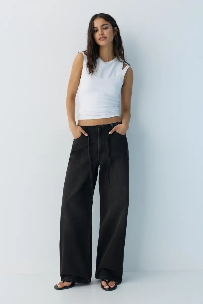 Pull&Bear Jeans Nero 4236014 miniatura 2