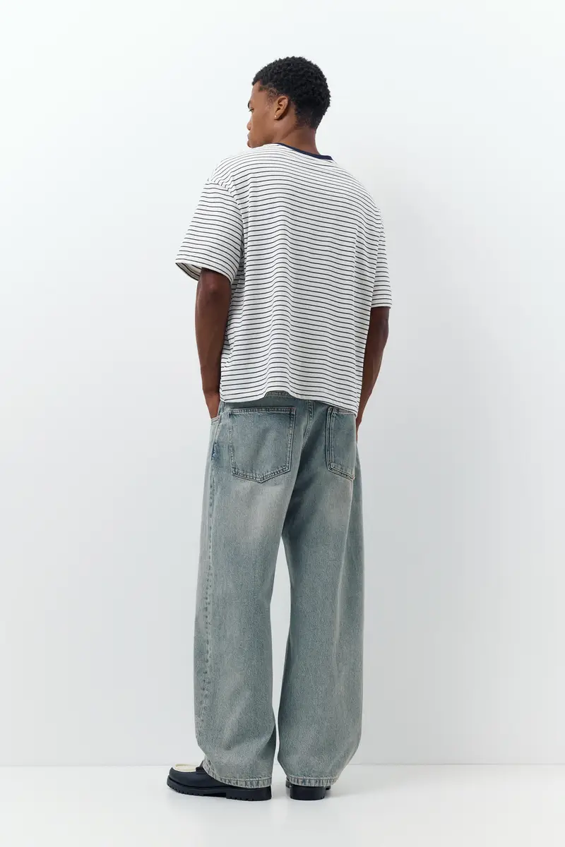 Jeans Baggy Relax Fit Azzurro tinta miniatura 2