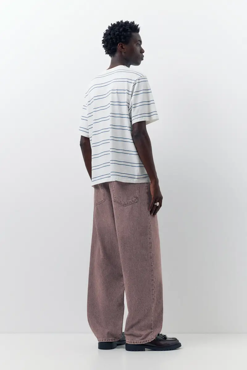 Jeans Baggy Relaxed Fucsia miniatura 2