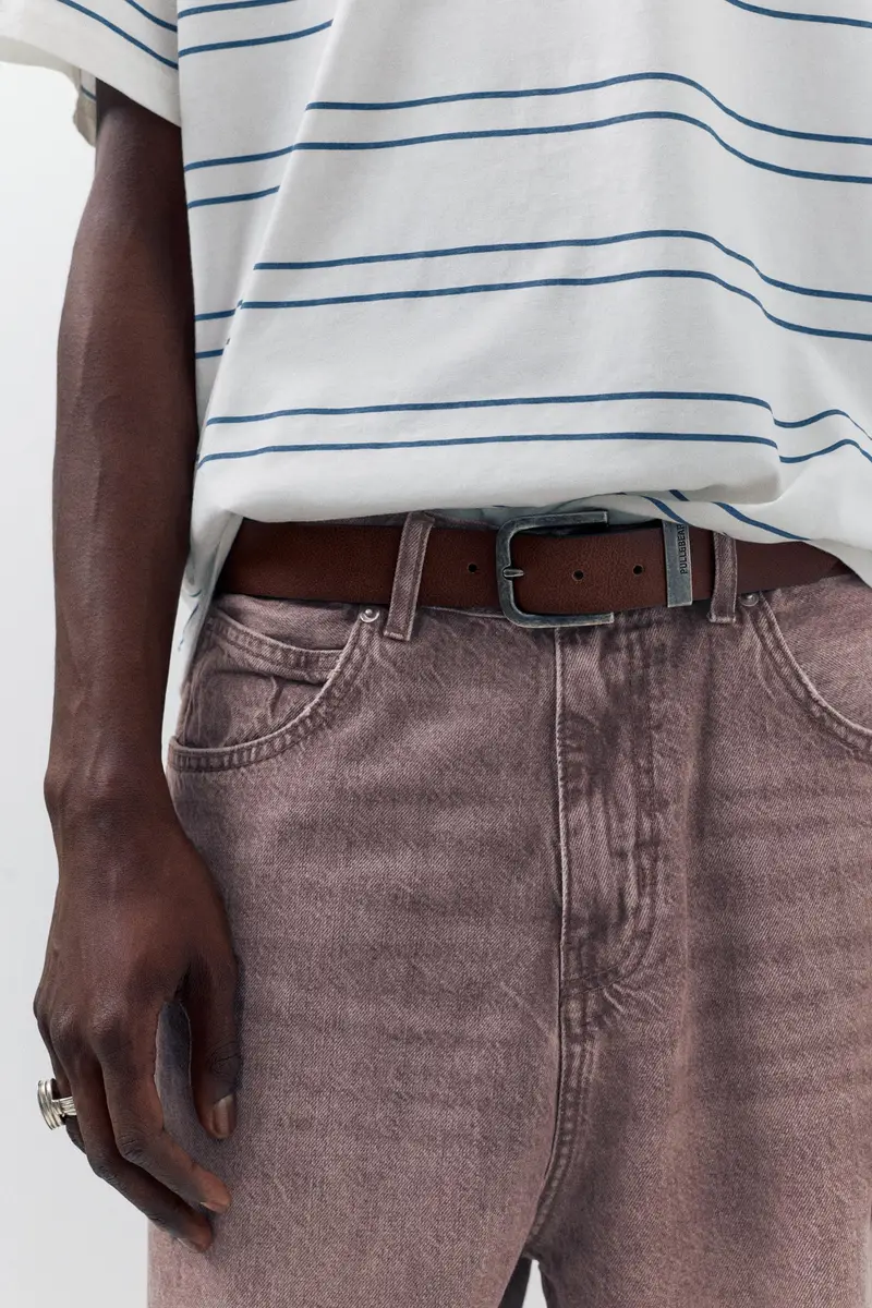 Jeans Baggy Relaxed Fucsia miniatura 3