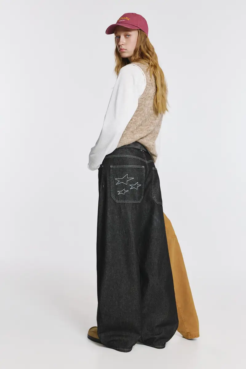 Pull&Bear Jeans Grigio 3900198 miniatura 2