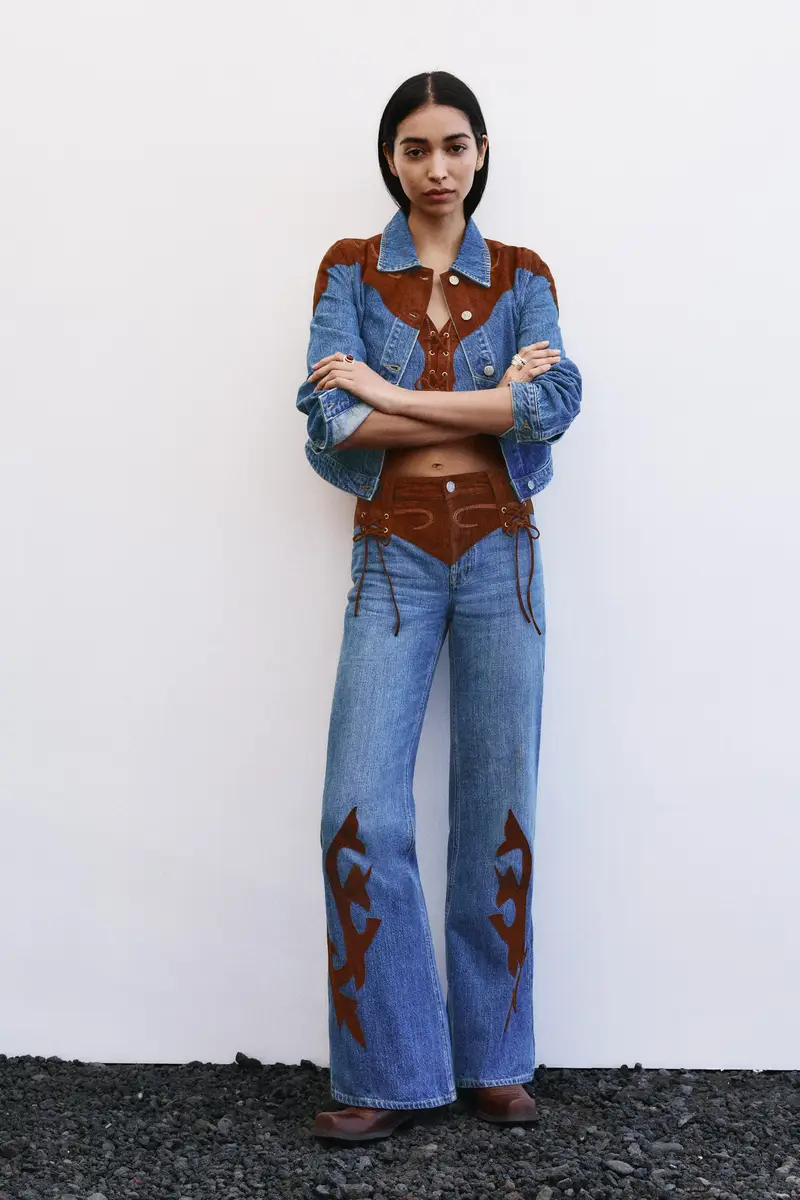 Jeans Bootcut Montserrat Messeguer Azzurro chiaro