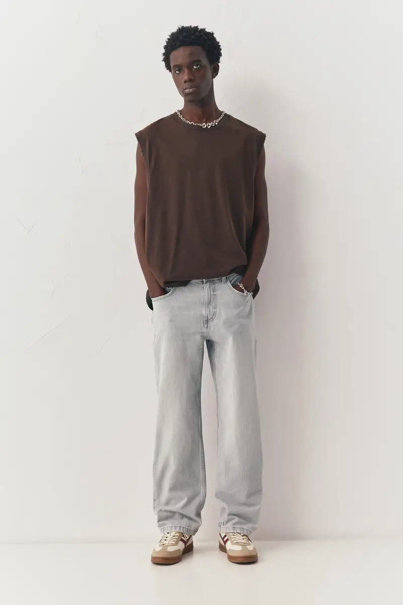 Pull&Bear Jeans Grigio 4144037 miniatura 2