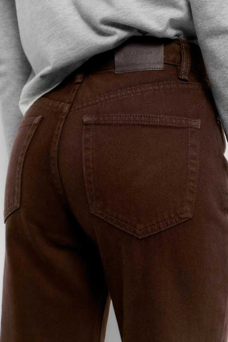 Pull&Bear Jeans Marrone 3963052 miniatura 3