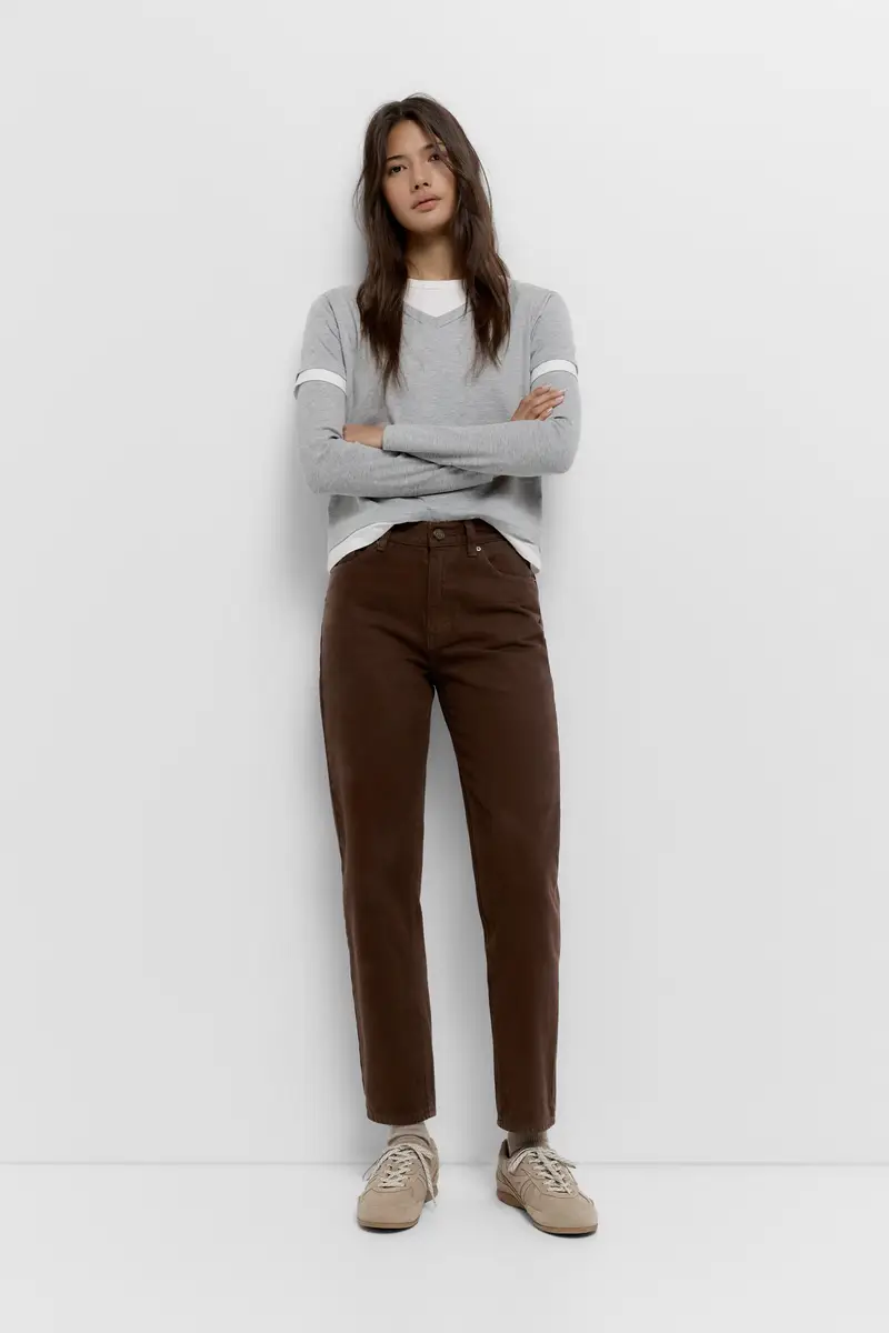 Pull&Bear Jeans Marrone 3963052