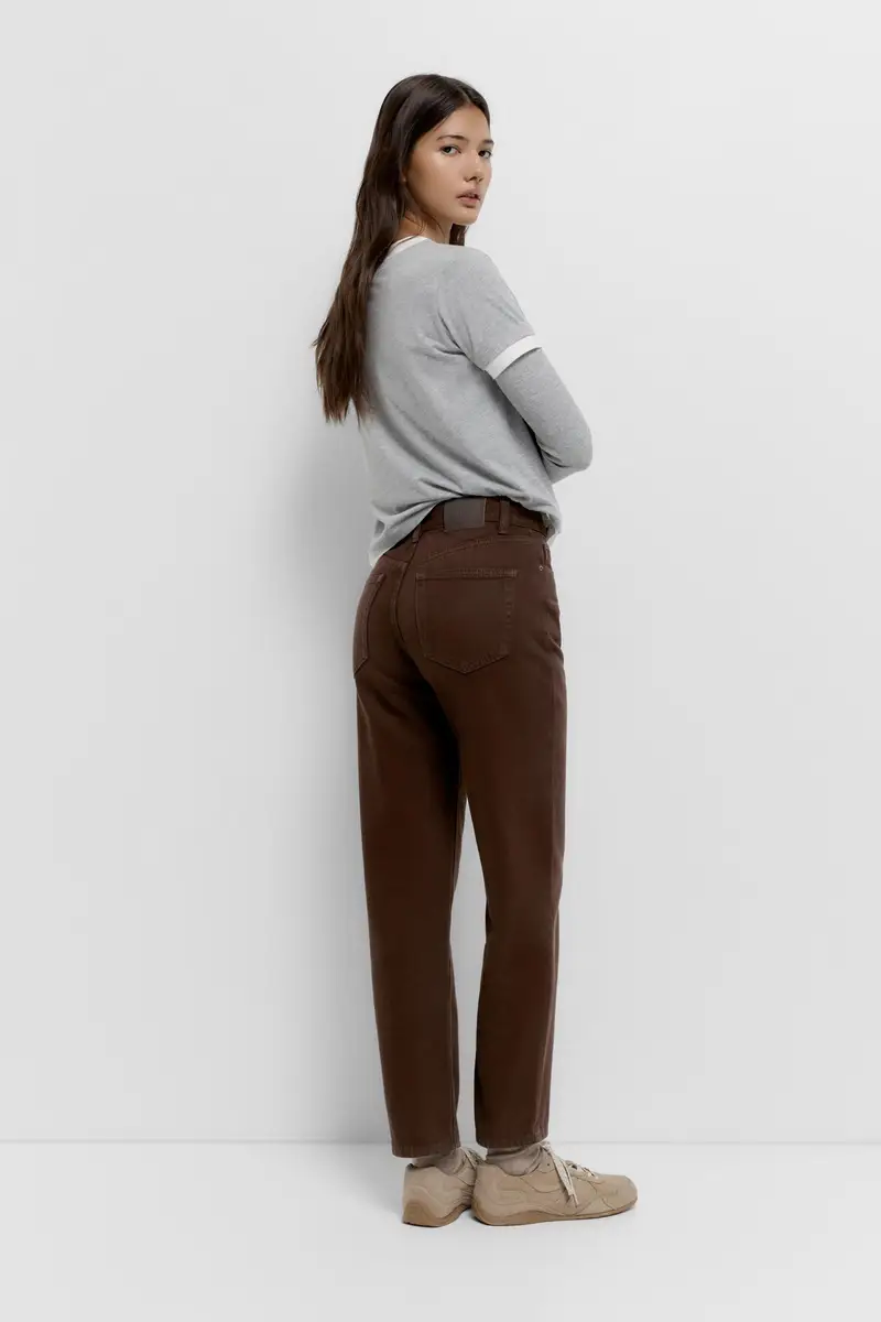 Pull&Bear Jeans Marrone 3934159 miniatura 2