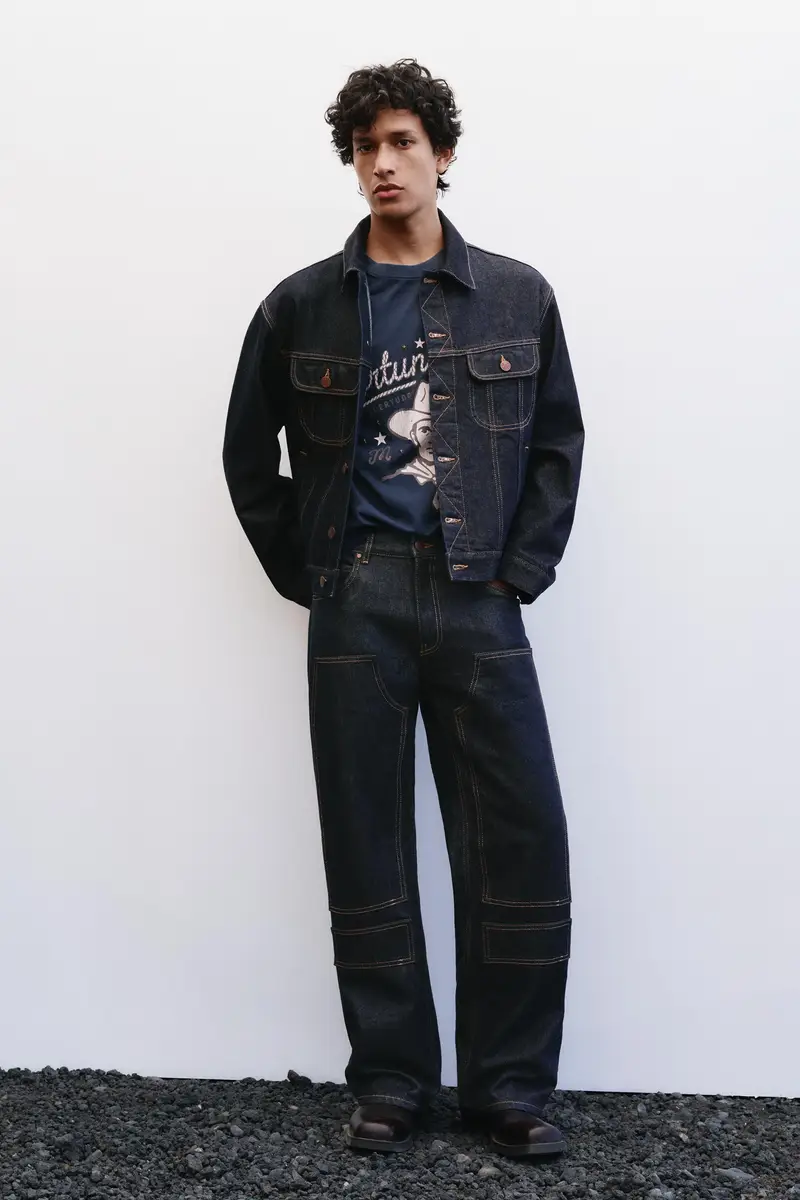 Jeans Standard Bootcut Monserrat Messeguer Blu marino