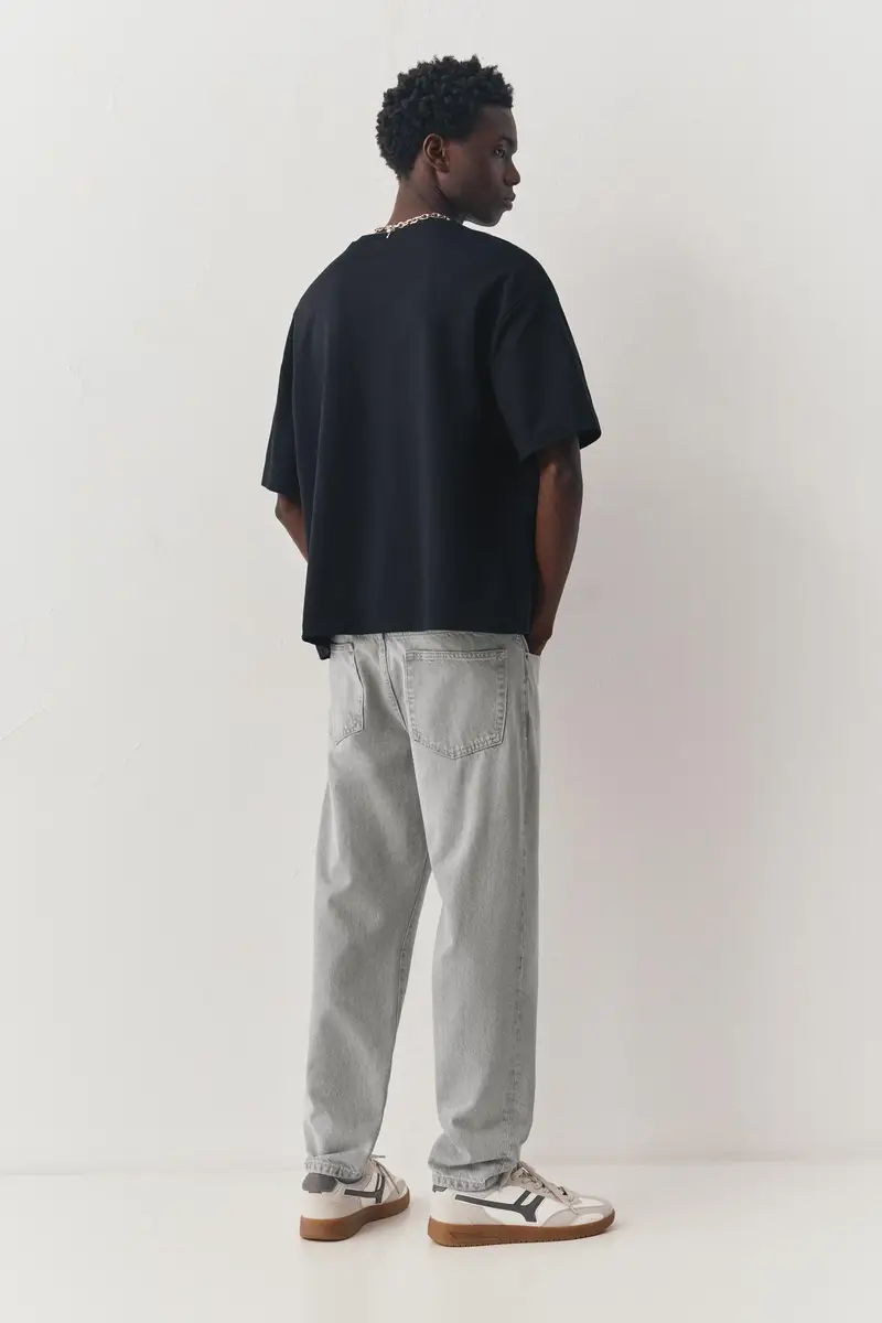 Pull&Bear Jeans Grigio 4144152 miniatura 3