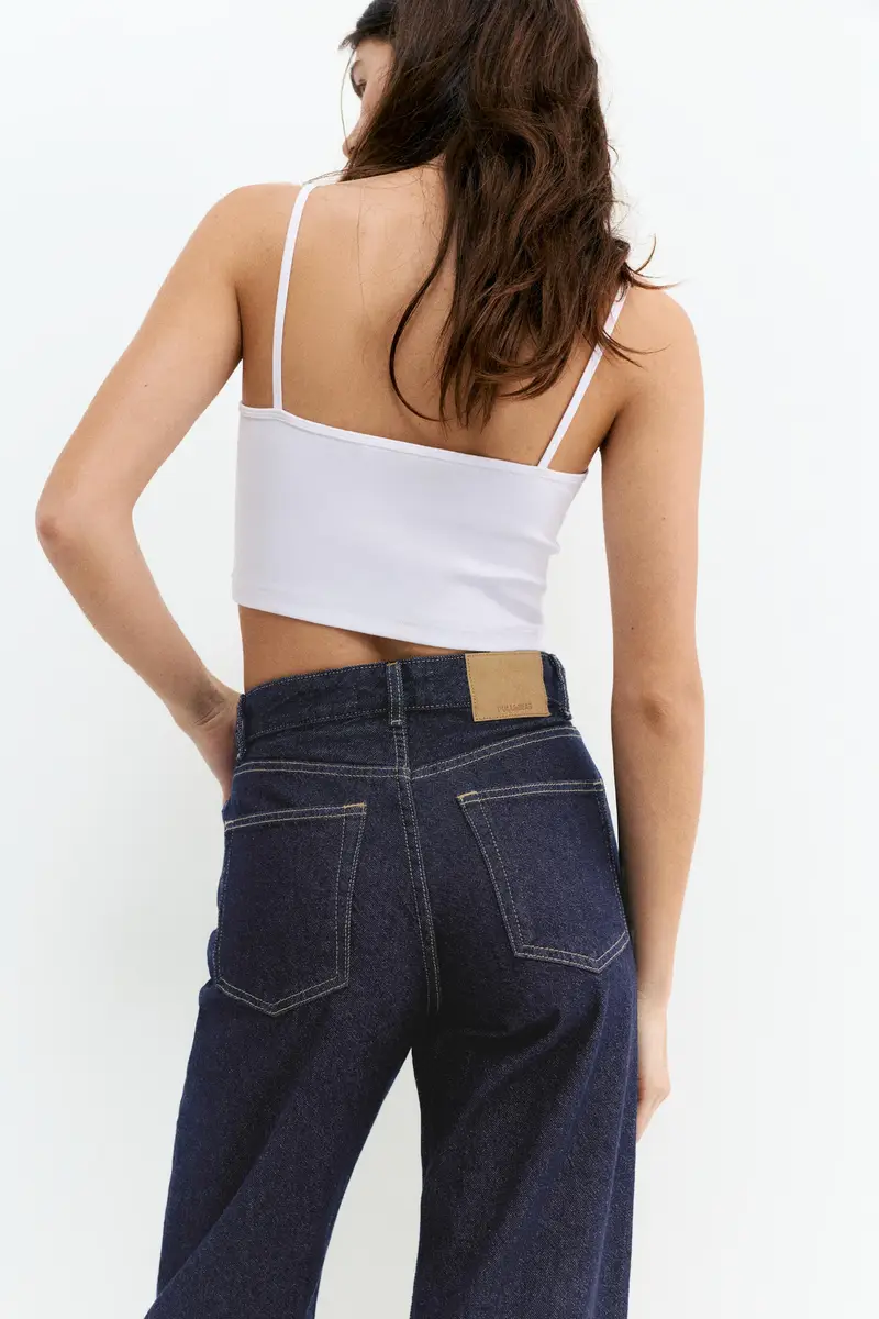 Jeans Straight Wide Azzurro tinta miniatura 3