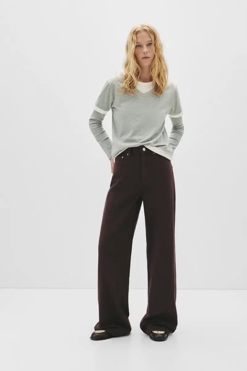 Pull&Bear Jeans Bordeaux 3934106