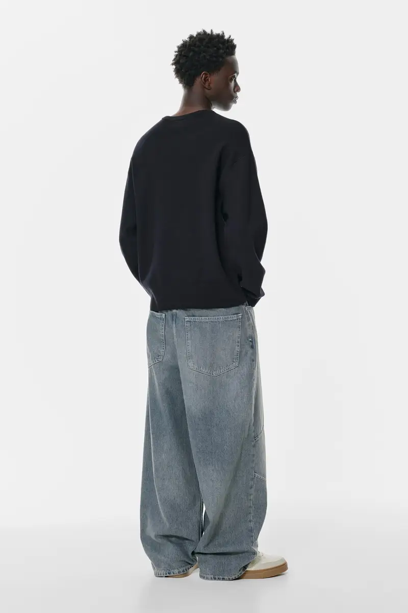 Jersey In Maglia Soft Nero miniatura 2