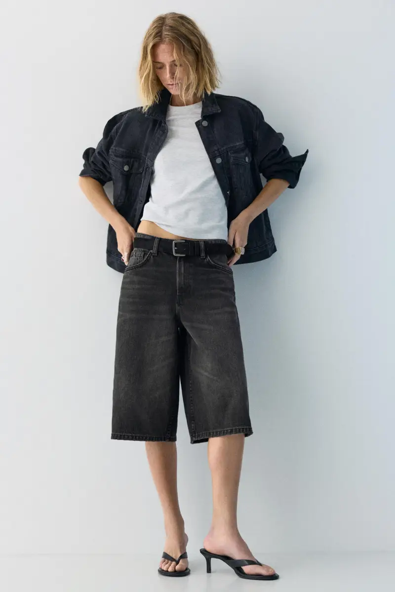 Jorts Vita Bassa Nero