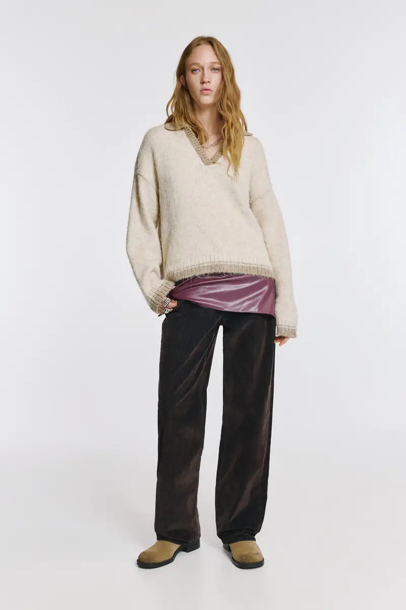 Pull&Bear Polo Beige 3900183