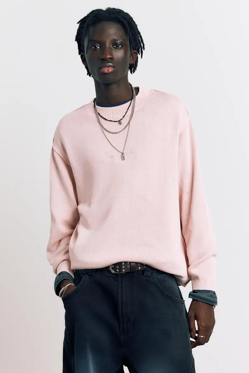 Maglia Ricamata Stwd Studio Rosa miniatura 2