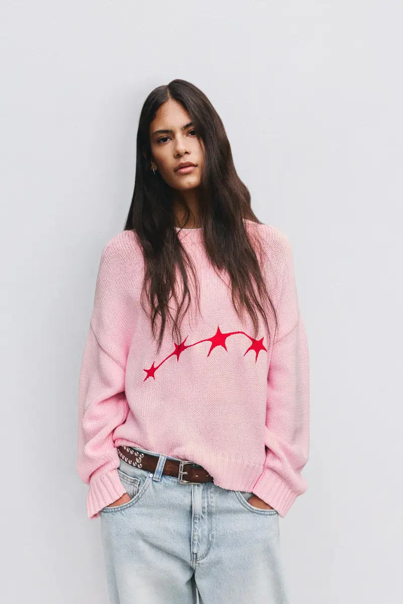 Maglia Rosa A Stelle