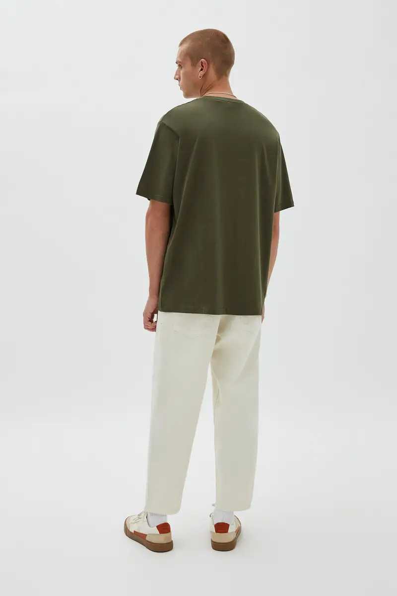 Maglietta Basic Kaki miniatura 2