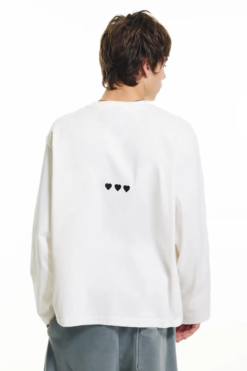 Pull&bear Maglietta con Grafica di Gatto Bianco miniatura 2
