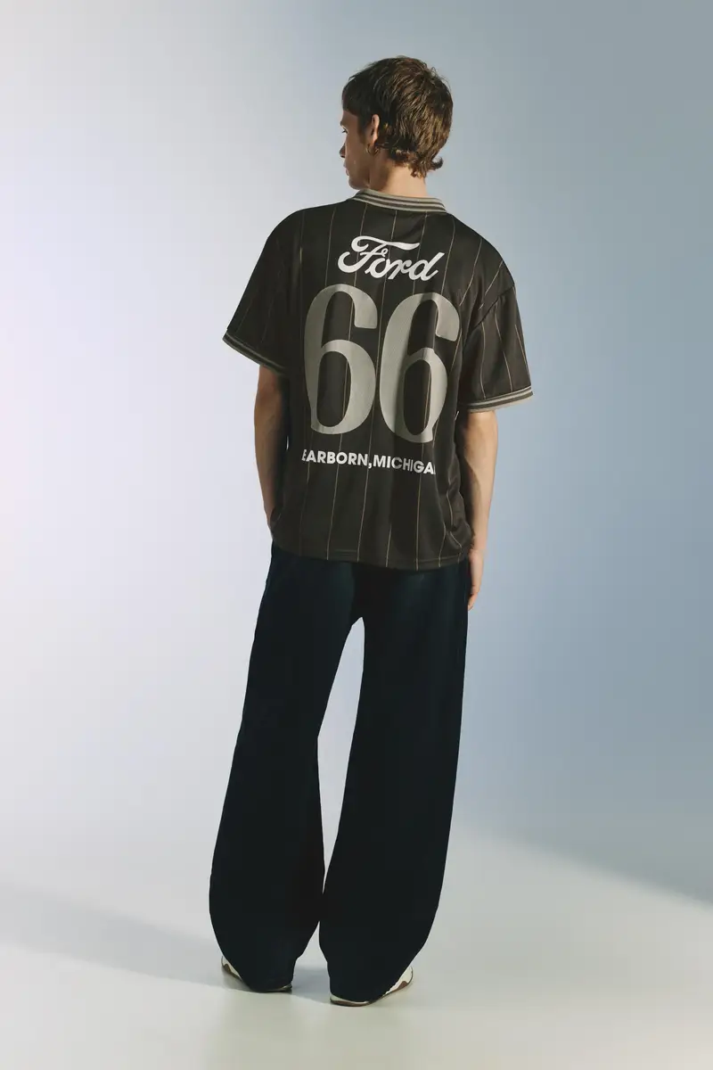 Maglietta Da Calcio Ford Blu marino miniatura 2