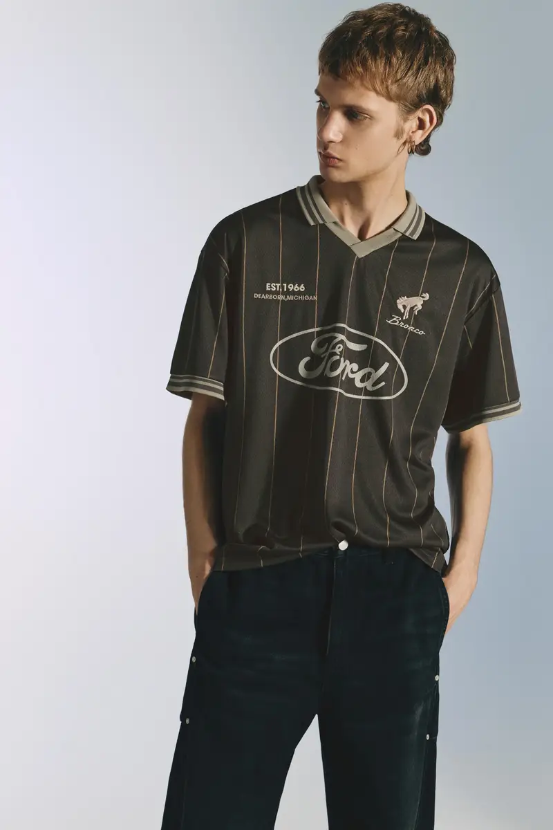 Maglietta Da Calcio Ford Blu marino