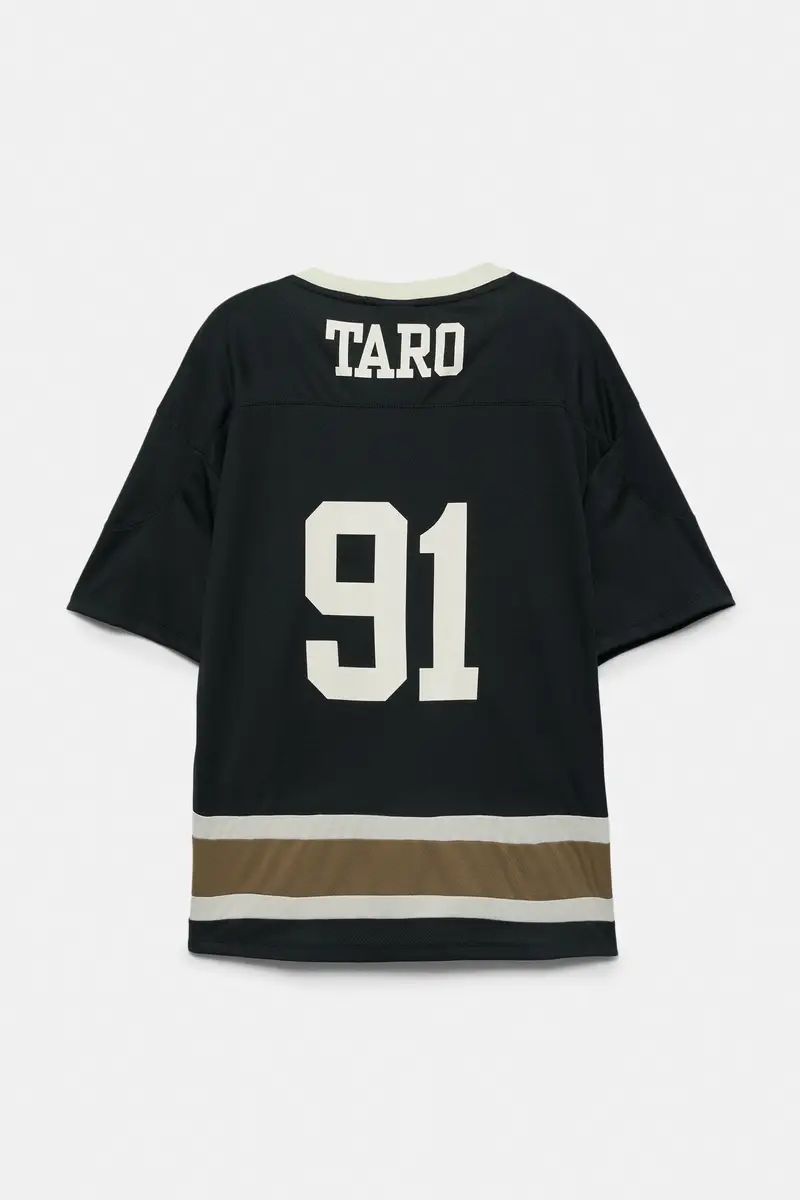 Maglietta Da Calcio Sakamoto Days Nero miniatura 2