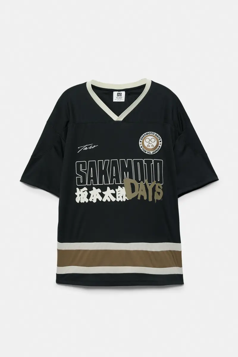 Maglietta Da Calcio Sakamoto Days Nero